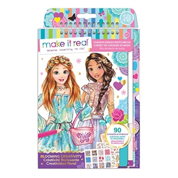 Make It Real Blooming Creativity Fashion Design Kit - Perfect for Young Fashionistas!
