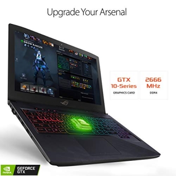 ASUS ROG Strix Hero Edition Gaming Laptop, 15.6” FHD 120Hz 3M, 8th-Gen Intel Core i7-8750H Processor, GeForce GTX 1050 Ti 4GB, 16GB DDR4, 128GB PCIe SSD + 1TB FireCuda SSHD, Windows 10 - GL503GE-ES73