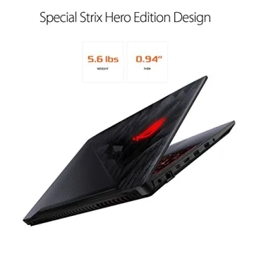 ASUS ROG Strix Hero Edition Gaming Laptop, 15.6” FHD 120Hz 3M, 8th-Gen Intel Core i7-8750H Processor, GeForce GTX 1050 Ti 4GB, 16GB DDR4, 128GB PCIe SSD + 1TB FireCuda SSHD, Windows 10 - GL503GE-ES73