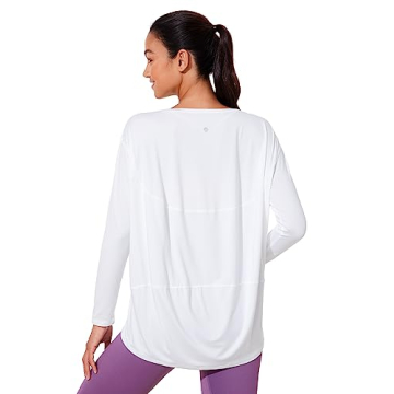 Stylish CRZ YOGA Women’s UPF 50+ Long Sleeve Shirt