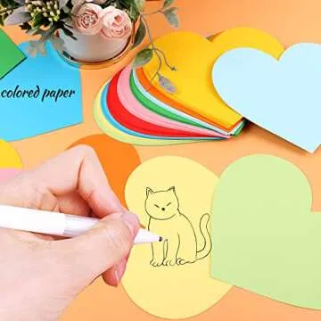 MAMUNU 72 PCS Large Heart Paper Cutouts, Assorted 9 Colors Heart Cutouts Cardstock Bulk Classroom Wall Bulletin Board Decoration, 6 inch Heart Cutouts for DIY Crafts Projects Party Home Decorations