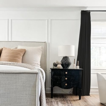 Stylish Faux Linen Curtains with Blackout Lining