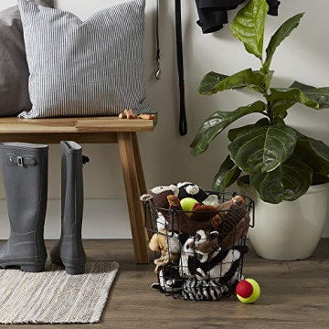 DII Metal Wire Mesh Stackable Utility Storage Bin for All Homes