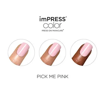 KISS imPRESS Press-On Nails 'Pick Me Pink' - No Glue, Perfect Fit