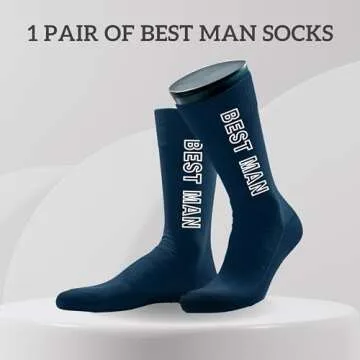 Groomsman Socks Set of 8 for Weddings and Parties