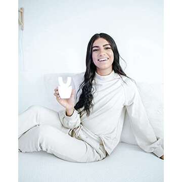 AutoBrush Adults Complete Oral Health System - Whole Mouth Toothbrush, Dental-Grade Teeth Whitening, and Therapeutic Red Gum Light All-in-one Tool (Black)