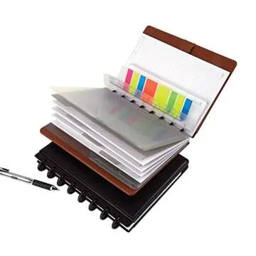 TUL Custom Note-Taking System Discbound Page Flags, 2 1/2" x 6 3/4", Assorted, Pack of 200