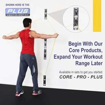 Anchor Gym H2 Mounted Anchor Single Unit with Two Hooks, Wall, Ceiling Mounted Hook Exercise Station for Bodyweight Straps, Resistance Bands, Strength Training, Yoga, Home Gym (Wood Screws Included)