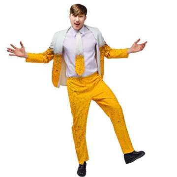 flatwhite Men's Beer Jacket Party Suit Costumes (XL)