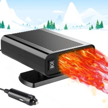 Car Heater 12V - Portable Car Heater That Plugs Into Cigarette Lighter,2 in 1 Heating & Cooling Fan ...