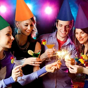 Colorful Gnome Hats for Halloween and Costume Parties