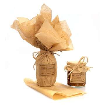 SuitEase Kraft Tissue Ream Paper, 15 X 20 Premium Quality ~960 Sheets~ Machine glaze finish, Made in the USA.