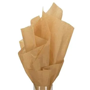 SuitEase Kraft Tissue Ream Paper, 15 X 20 Premium Quality ~960 Sheets~ Machine glaze finish, Made in the USA.