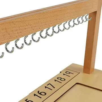 Montessori Color Bead Hanger Toy for Kids Learning