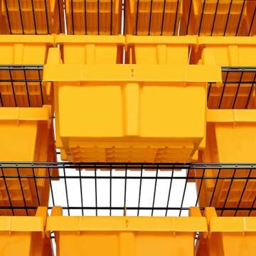 Seville Classics Commercial Grade Bin Rack - 24 Bins