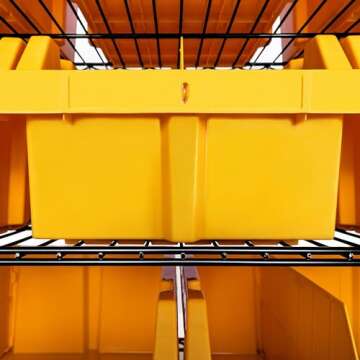 Seville Classics Commercial Grade Bin Rack - 24 Bins