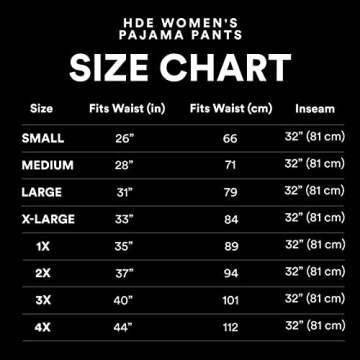 HDE Womens Cotton Pajama Pants Wide Leg Sleepwear Casual Loose Lounge PJ Bottoms,Black,3X Plus