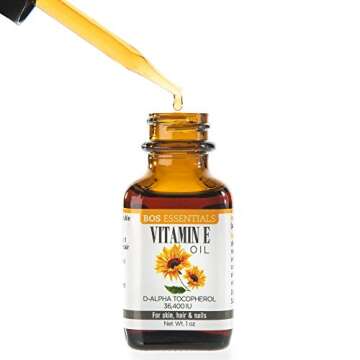 Bos Essentials Pure Vitamin E Oil | Diminishes Scars and Wrinkles