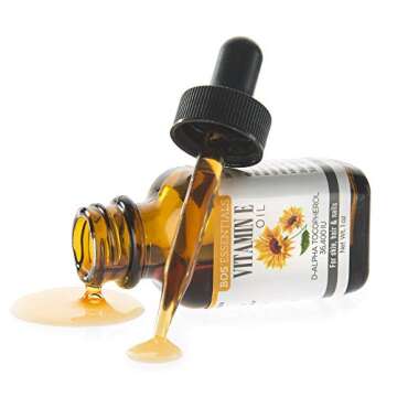 Bos Essentials Pure Vitamin E Oil | Diminishes Scars and Wrinkles