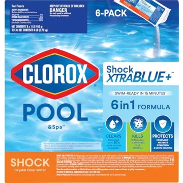 Clorox Pool&Spa Shock XTRABLUE Fast & Effective 6-Pack