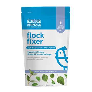 Strong Animals Flock Fixer – Immunity & Hydration for Chickens (5.5 oz)
