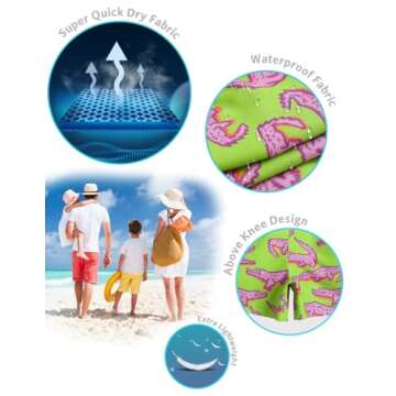 MaaMgic Boys Swim Trunks - Toddler Swim Shorts