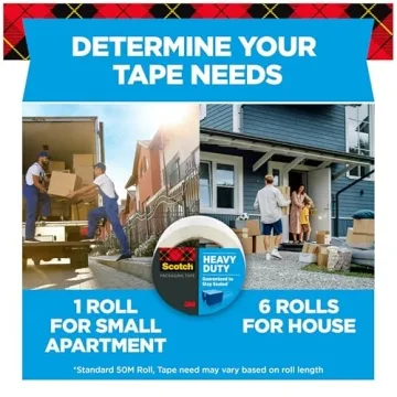 Scotch Heavy Duty Shipping Packing Tape 1.88 in. x 38.2 yd.