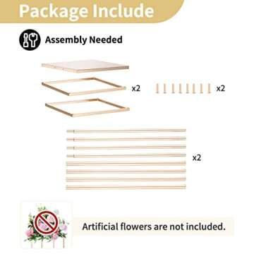 Nuptio Gold Vases for Centerpieces Wedding - 2 Pcs 23.6 inch Tall Gold Vase Wedding Centerpieces for Tables - Geometric Gold Centerpieces for Table Flower Stand for Table Centerpieces for Weddings