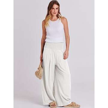 Stylish ANRABESS Palazzo Pants for Summer Comfort
