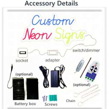 Custom Neon Sign for Wall Decor,Led Neon Sign Customizable,Kids Name Sign and Birthday Gift,Wedding Party Room Decorations,Battery Powered Led Lights Sign Personalized Neon Sign Home Shop Light