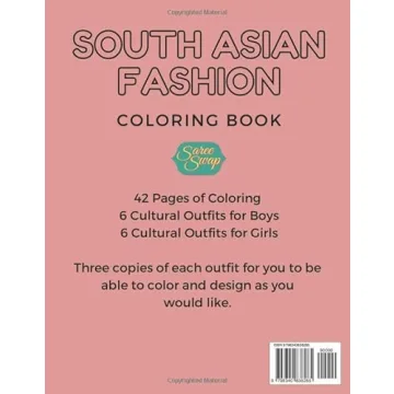 South Asian Fashion Coloring Book for Creative Souls