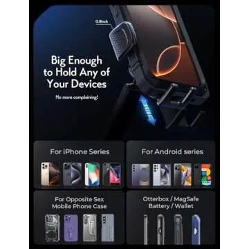 LISEN Electric Suction Cup Car Phone Holder for All Smartphones