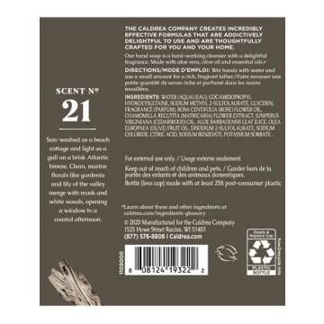 Caldrea Hand Soap Refill, Aloe Vera Gel, Olive Oil And Essential Oils To Cleanse And Condition, Rose...