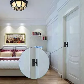 Secure Large 90 Degree Right Angle Door Lock for Barn Doors