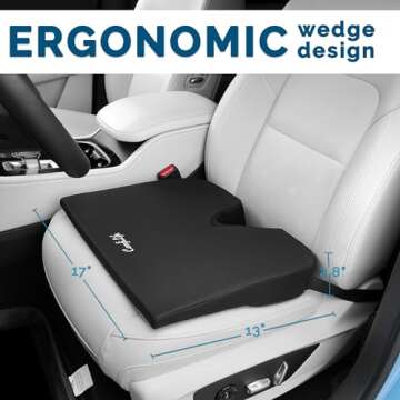 ComfiLife Car Seat Cushion for Ultimate Driving Comfort