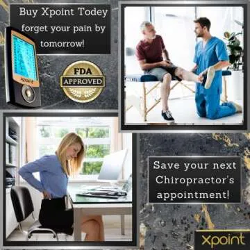 Xpoint Luxury TENS EMS Pain Relief Unit with 16 Modes