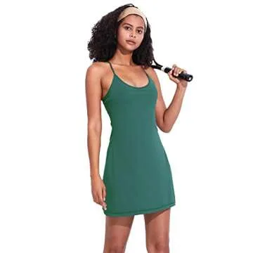 Stylish Women's Tennis Golf Workout Dress with Pockets