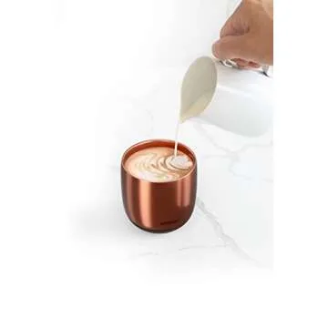 Ember Temperature Control Smart Cup, 6 oz, App-Controlled Heated Coffee Cup, Espresso Mug with 90 Min Battery Life, Copper