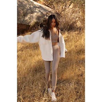 Sincerely Jules Aspen Sherpa Jacket Cozy Stylish Oversized