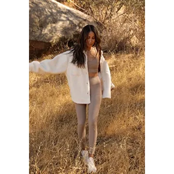 Sincerely Jules Aspen Sherpa Jacket Cozy Stylish Oversized