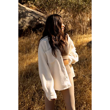 Sincerely Jules Aspen Sherpa Jacket Cozy Stylish Oversized