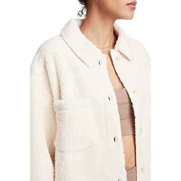 Sincerely Jules Aspen Sherpa Jacket Cozy Stylish Oversized