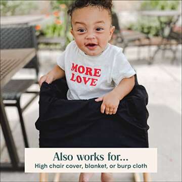 Simka Rose Breathable Nursing & Car Seat Cover for Baby - Breastfeeding Cover for Boy & Girl