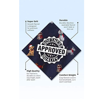 PajamaGram Women's Flannel Pajamas - Cozy Dog Print