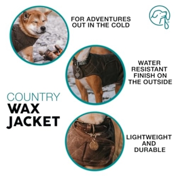 Embark Pets Wax Dog Jacket - Cozy and Stylish for Winter