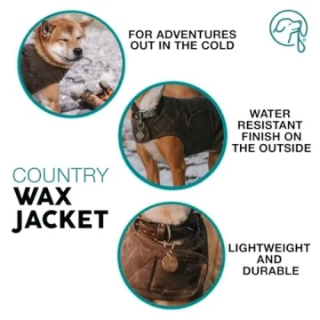 Embark Pets Wax Dog Jacket - Cozy and Stylish for Winter