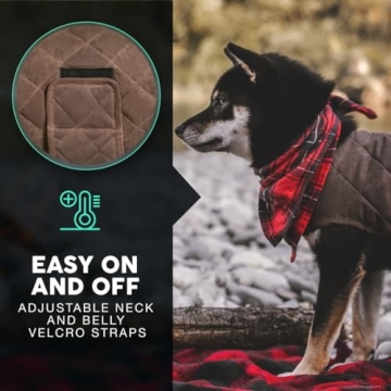 Embark Pets Wax Dog Jacket - Cozy and Stylish for Winter