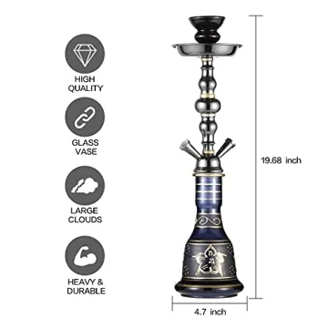 Premium 20" Hookah Set for Perfect Social Enjoyment