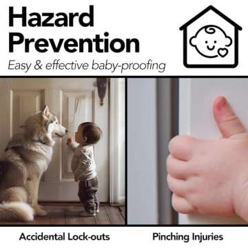 Door Finger Pinch Guard 3 Pack for Baby Safety and Style