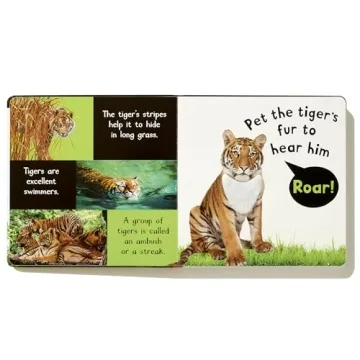 Noisy Animals Interactive Book with Six Sounds for Toddlers